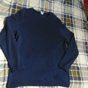 Men long sleeve fleece top